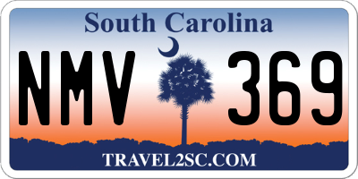 SC license plate NMV369