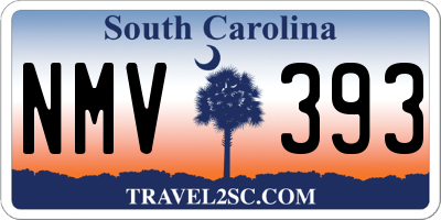 SC license plate NMV393