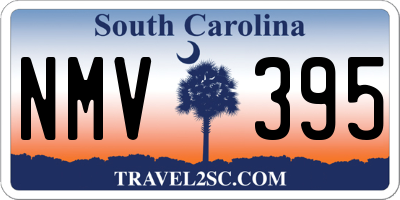 SC license plate NMV395