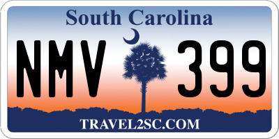 SC license plate NMV399