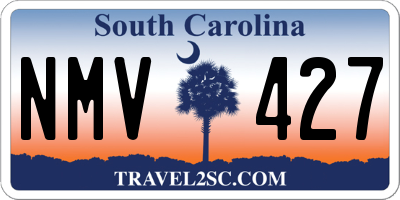 SC license plate NMV427