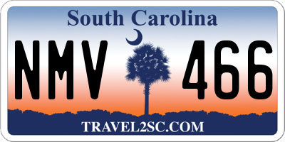SC license plate NMV466