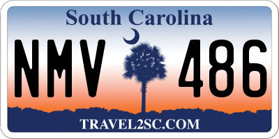 SC license plate NMV486