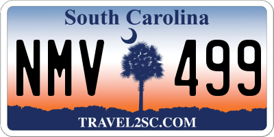 SC license plate NMV499
