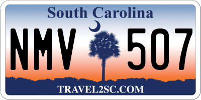 SC license plate NMV507