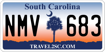 SC license plate NMV683