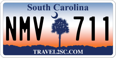 SC license plate NMV711