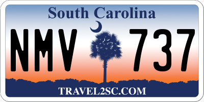 SC license plate NMV737