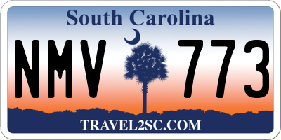 SC license plate NMV773