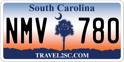 SC license plate NMV780