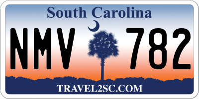 SC license plate NMV782