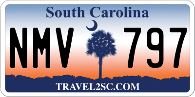 SC license plate NMV797