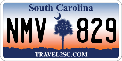 SC license plate NMV829