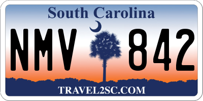 SC license plate NMV842