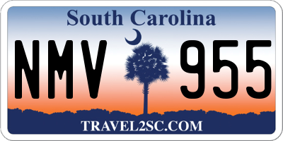 SC license plate NMV955