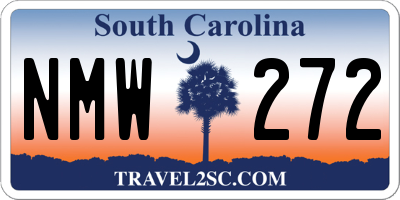 SC license plate NMW272