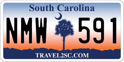 SC license plate NMW591
