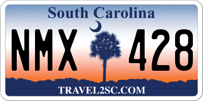SC license plate NMX428
