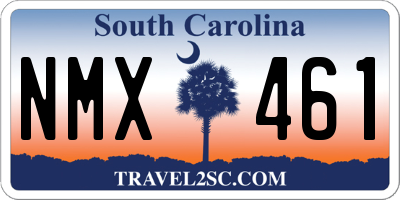 SC license plate NMX461