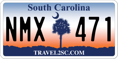 SC license plate NMX471