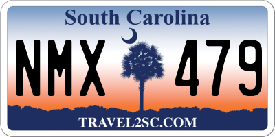 SC license plate NMX479