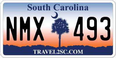 SC license plate NMX493