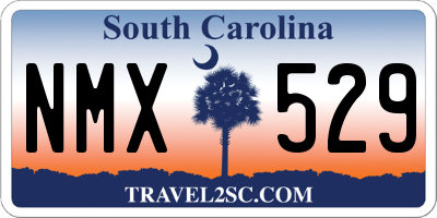 SC license plate NMX529