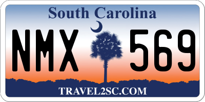 SC license plate NMX569