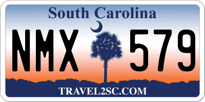 SC license plate NMX579