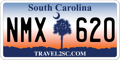 SC license plate NMX620