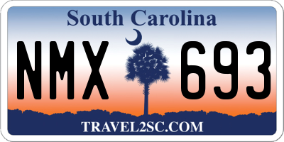 SC license plate NMX693
