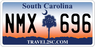 SC license plate NMX696