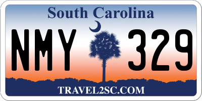 SC license plate NMY329