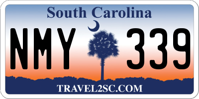 SC license plate NMY339