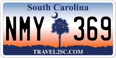 SC license plate NMY369