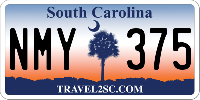 SC license plate NMY375