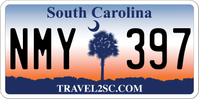 SC license plate NMY397