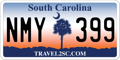 SC license plate NMY399