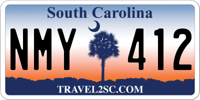 SC license plate NMY412