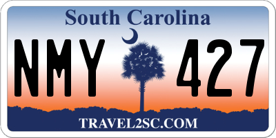SC license plate NMY427