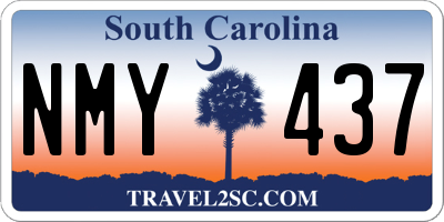 SC license plate NMY437