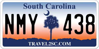 SC license plate NMY438
