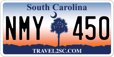SC license plate NMY450