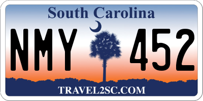 SC license plate NMY452