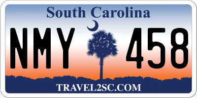 SC license plate NMY458
