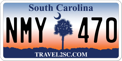 SC license plate NMY470