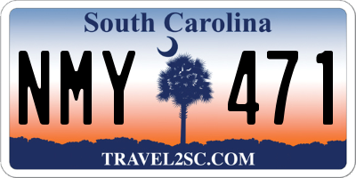 SC license plate NMY471