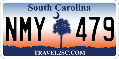 SC license plate NMY479