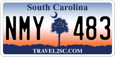 SC license plate NMY483