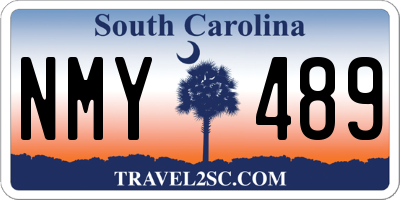 SC license plate NMY489